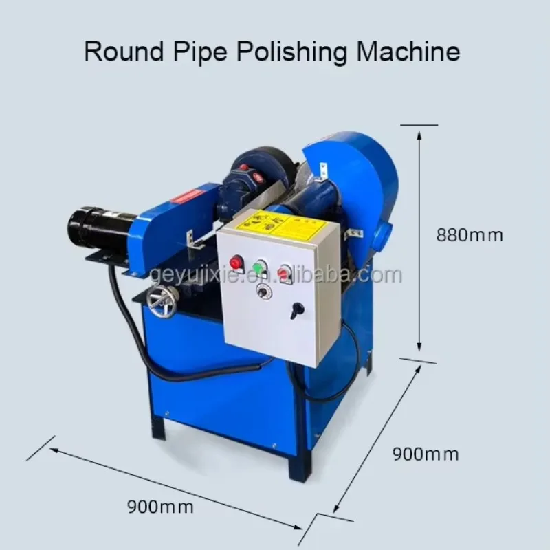 Factory Sales Automatic Stainless Steel Pipe Polishing Machine / Round SquareTube Polishing Machine