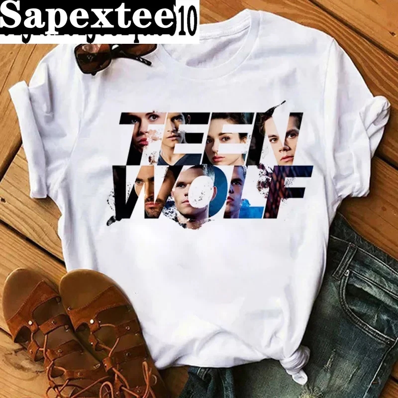 Movie Teen Wolf Print Women\'s T-shirt Summer Short-sleeved Stilinski 24 Lahey McCall Casual T-shirt Funny Unisex Tops Tee Female