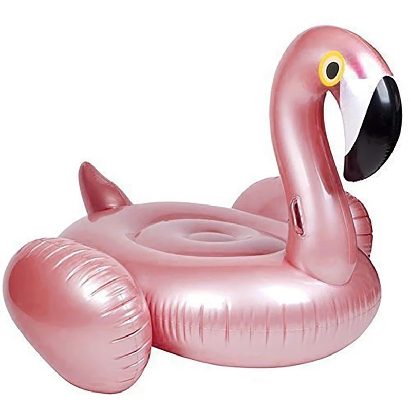 Giant Inflatable Flamingo 60 Inches Swan Pool Floats Tube Raft Swimming Ring Circle Water Bed Boia Piscina Adults Party Toys