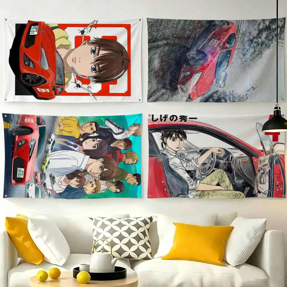 Anime MF Ghost  Flags for Bedrooms Home Decor Items Outdoor Decors Garage Decoration Flaga