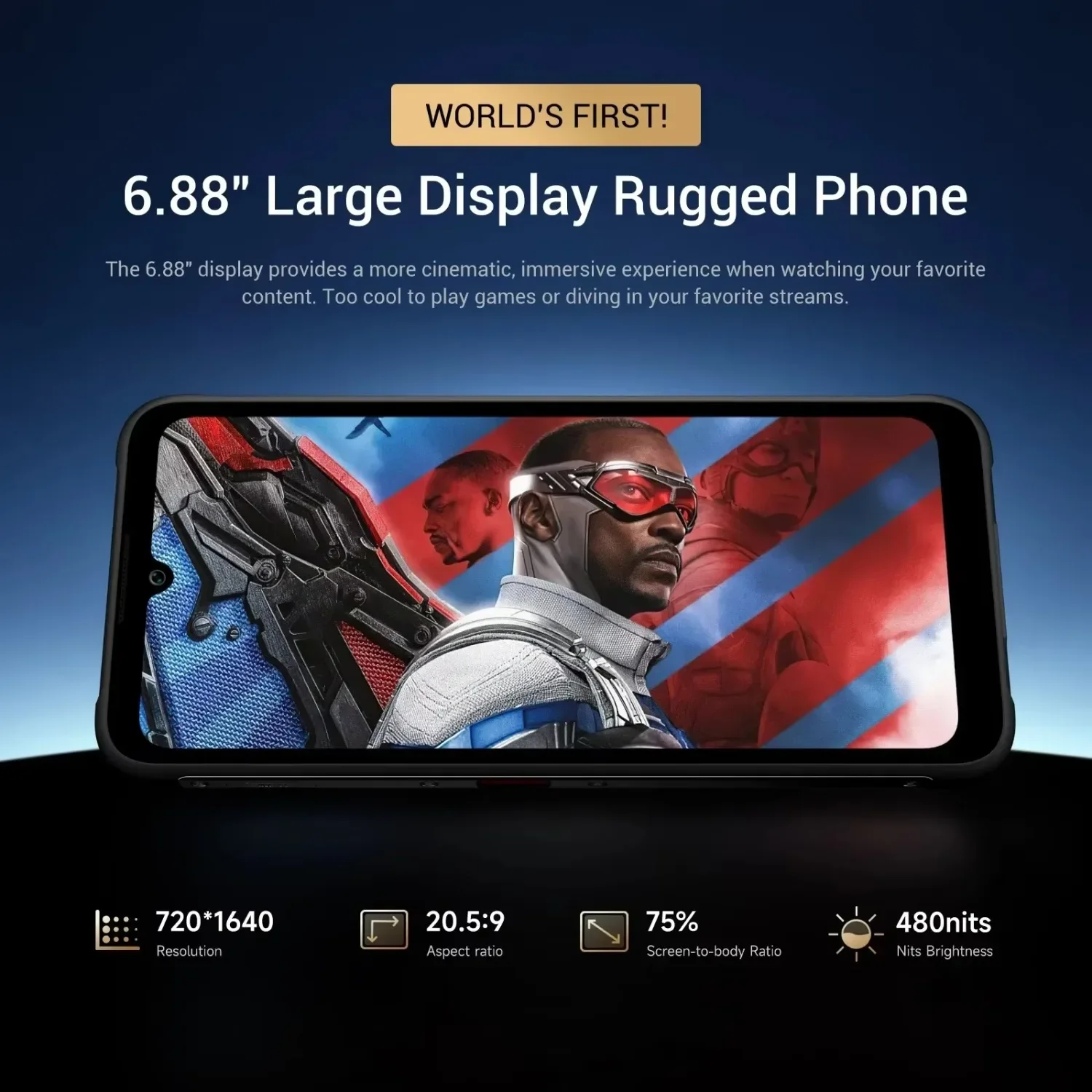 Fashion Fossibot F112 PRO 5G Rugged Smartphone 6.88