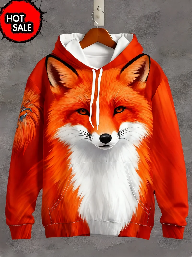 موضة الخريف هوديس للرجل ثلاثية الأبعاد مطبوعة الحيوان دولفين هوديي بلوزات فضفاضة المناسب البلوز بلوزات غير رسمية