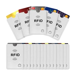 Protecteur de carte de crédit anti-vol anti-balayage, protection NDavid, blocage RFID, porte-cartes, housse de portefeuille, étui pour carte d'identité, étui pour carte de visite, nouveau