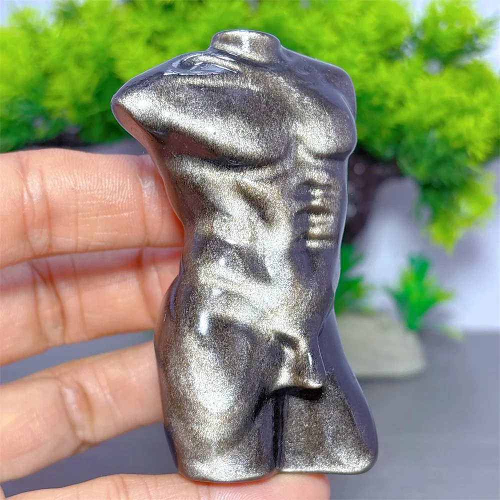 Silver Coloured Goddess Natural Crystal Home Decor Items Room Decor Luck Quartz Stone Garden Reiki Healing Energy Love Gifts