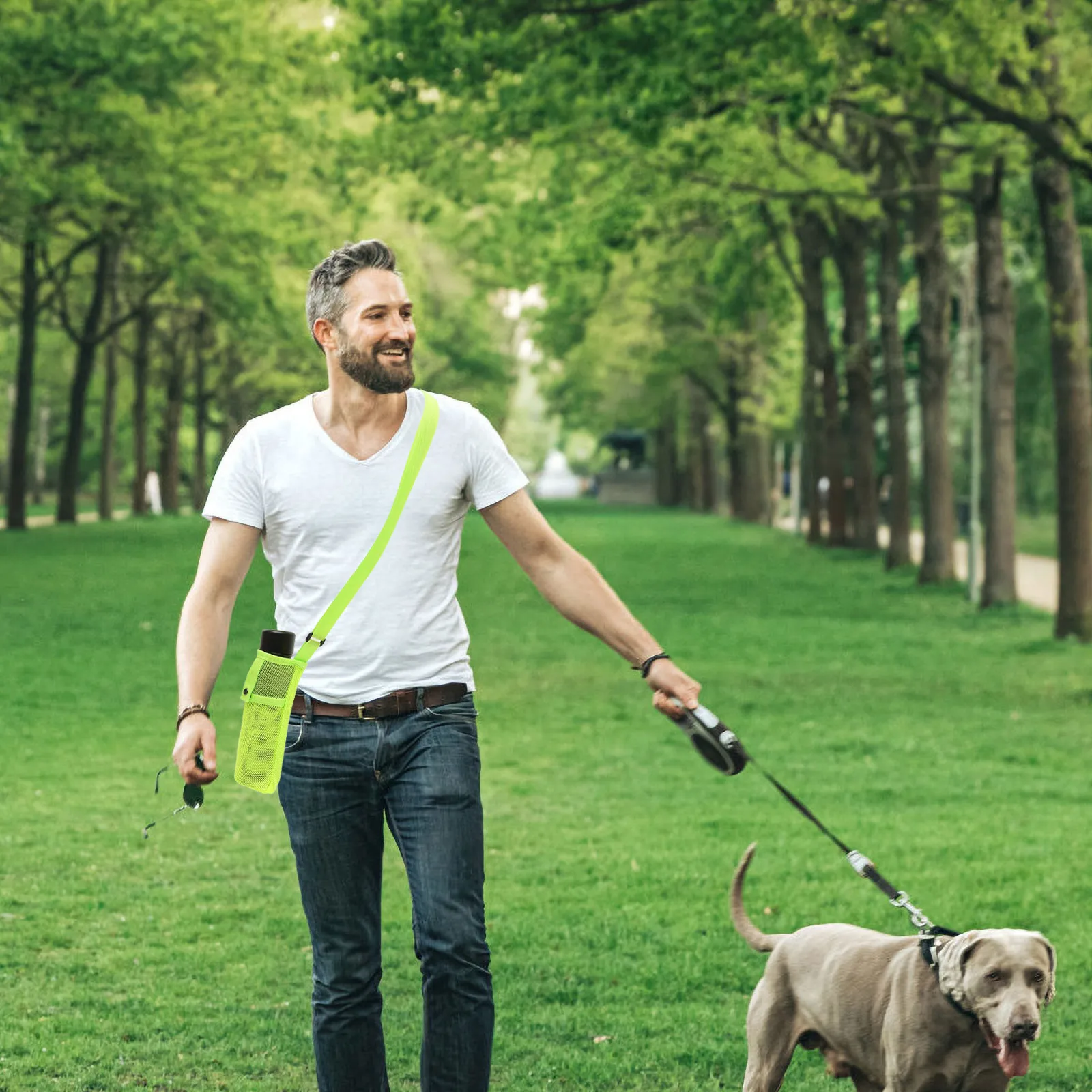 

Kettle Protective Cover Bottle Holder Bag Water Portable Sleeve Outdoor Mesh Drinks Bags for Hiking