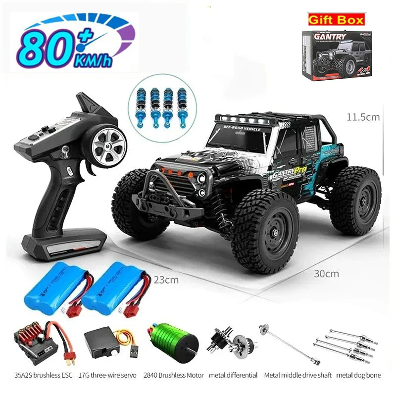 

1:16 80KM/H Or 50KM/H 4WD RC Car With LED Remote Control Cars High Speed Drift Monster 4x4 Truck Fast Drift Racing Toy Kids