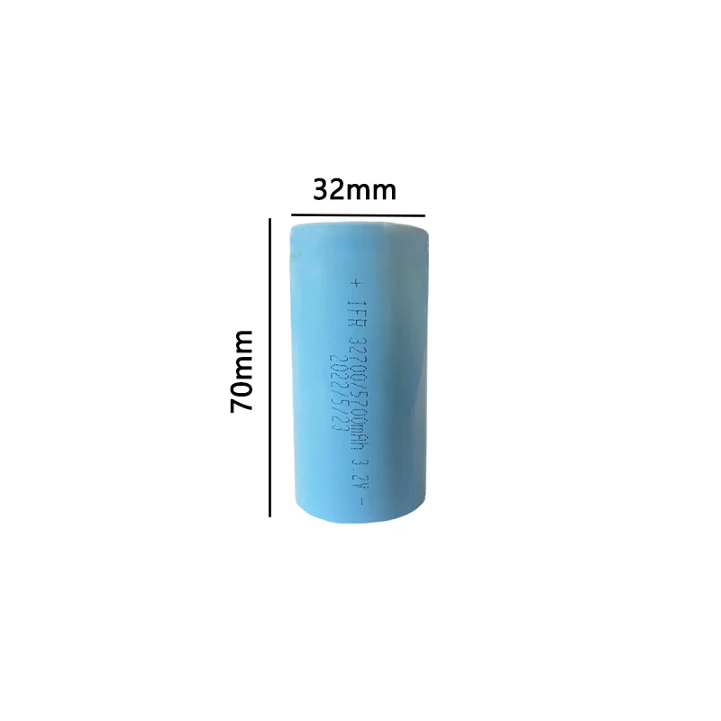 

3.2V 32700 5700mAh LiFePO4 Battery Max 30A Discharge High Power 12V Rechargeable Cell for Solar RV Backup
