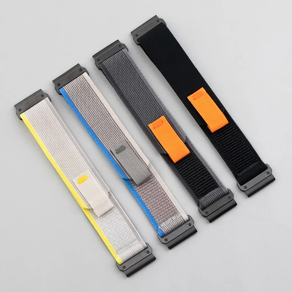 QuickFit 22 مللي متر 26 مللي متر حزام رياضي نايلون للغارمين Fenix 7X 6X Pro 5 5XPlus/Epix Pro Gen2 51 مللي متر 47 مللي متر/فوررنر 965 955 حزام الساعات