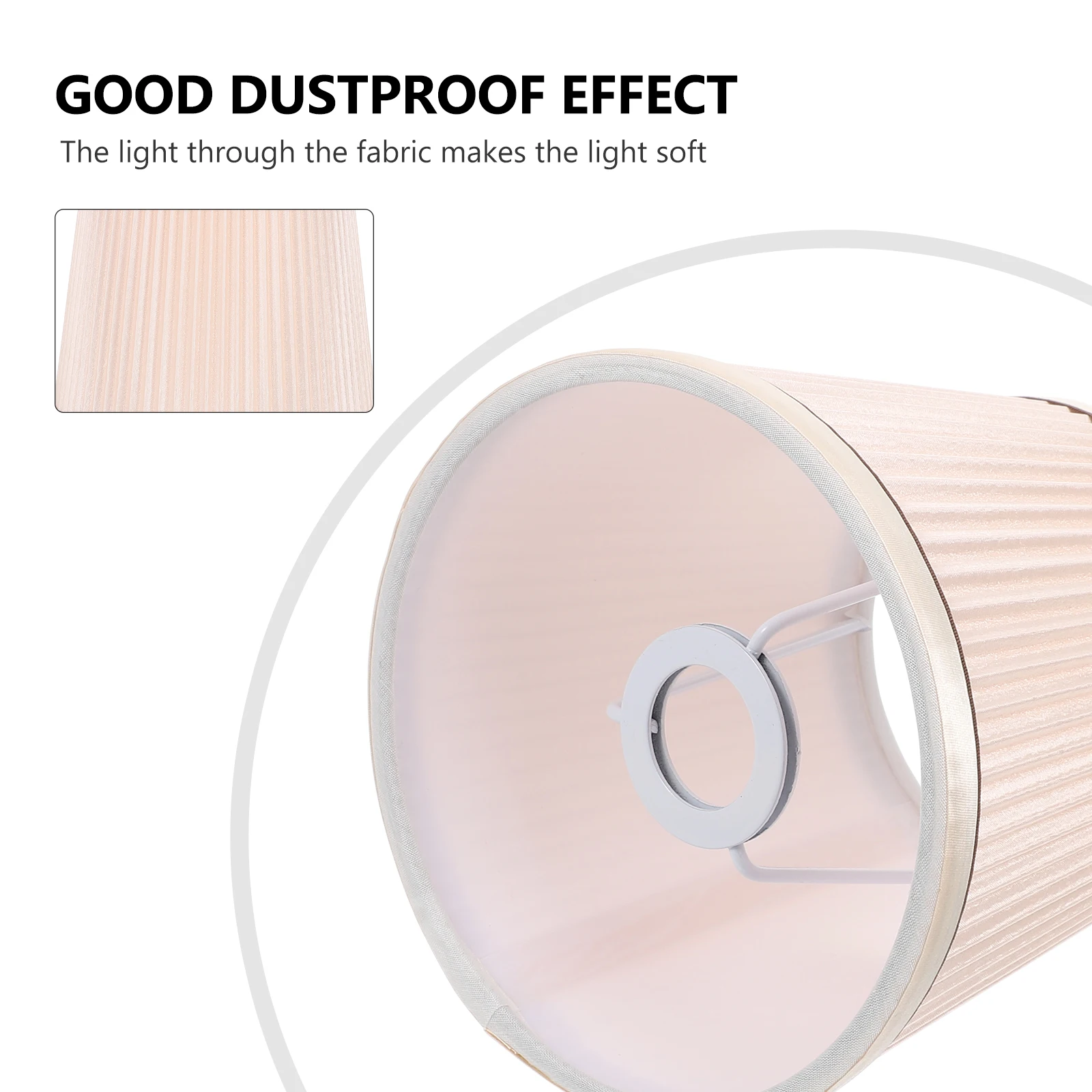 

Chic Nordic American Style Cloth Lamp Shade Premium Material Durable Practical Home Light Decor Elegant Appearance Simple