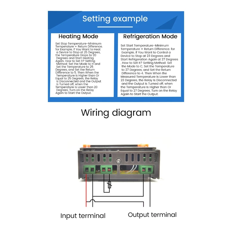 ZFX-7016K Intelligent High Temperature Controller Digital Thermostat Regulator 999 Degree Oven Control Switch