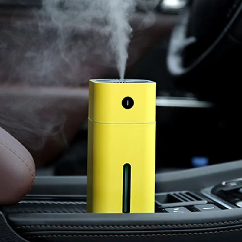 ポータブル加湿器アロマオイルディフューザー USB コールドスプレーとカラーナイトライト家庭用芳香剤車のネブライザー