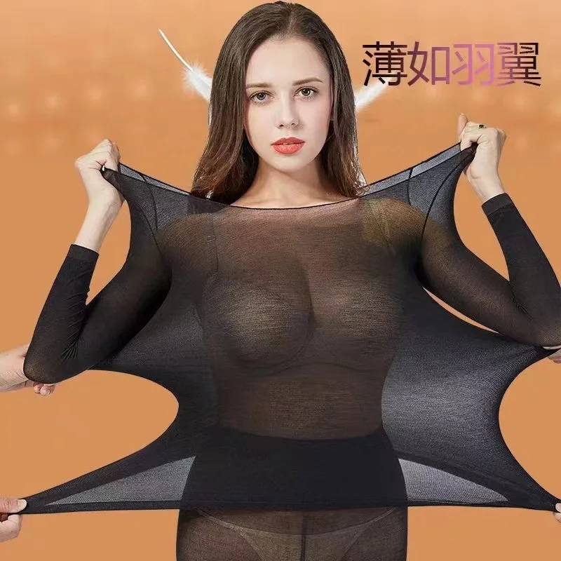 

Factory Sales Thermal Underwear Underwear Autumn and Winter New Autumn Wear Long Johns Wholesale Suit Women's Heating Seamless O