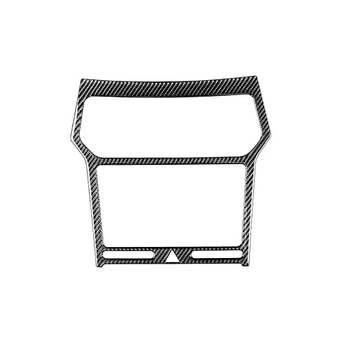 Carbon Fiber Dashboard Radio Stereo Panel Frame Trim For 2013-2019 Ford Explorer