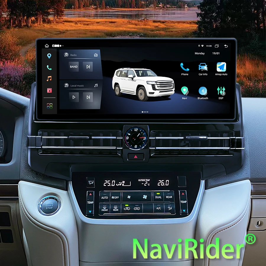 

15,2-дюймовый Android-экран для автомобильной магнитолы Land Cruiser 200 LC200 2007-2020, мультимедийный видеоплеер, CarPlay, GPS-навигация, головное устройство