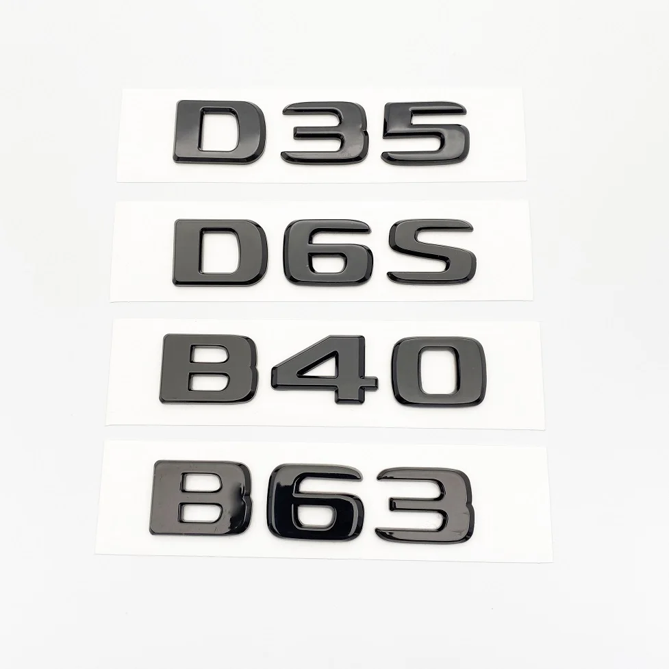 3D буквы 550G 4X4 D35 B63 B40 D6S B40 900 глянцевая черная эмблема наклейка на задний багажник автомобиля аксессуары для серии G W463 W464