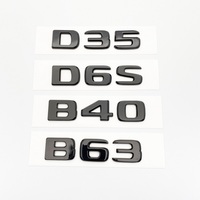 Glossy Black Letters 550G 4X4 D35 B63 B40 D6S B40 900 Emblem Suitable For W463 W464 G Series Car Rear Trunk Sticker Accessories