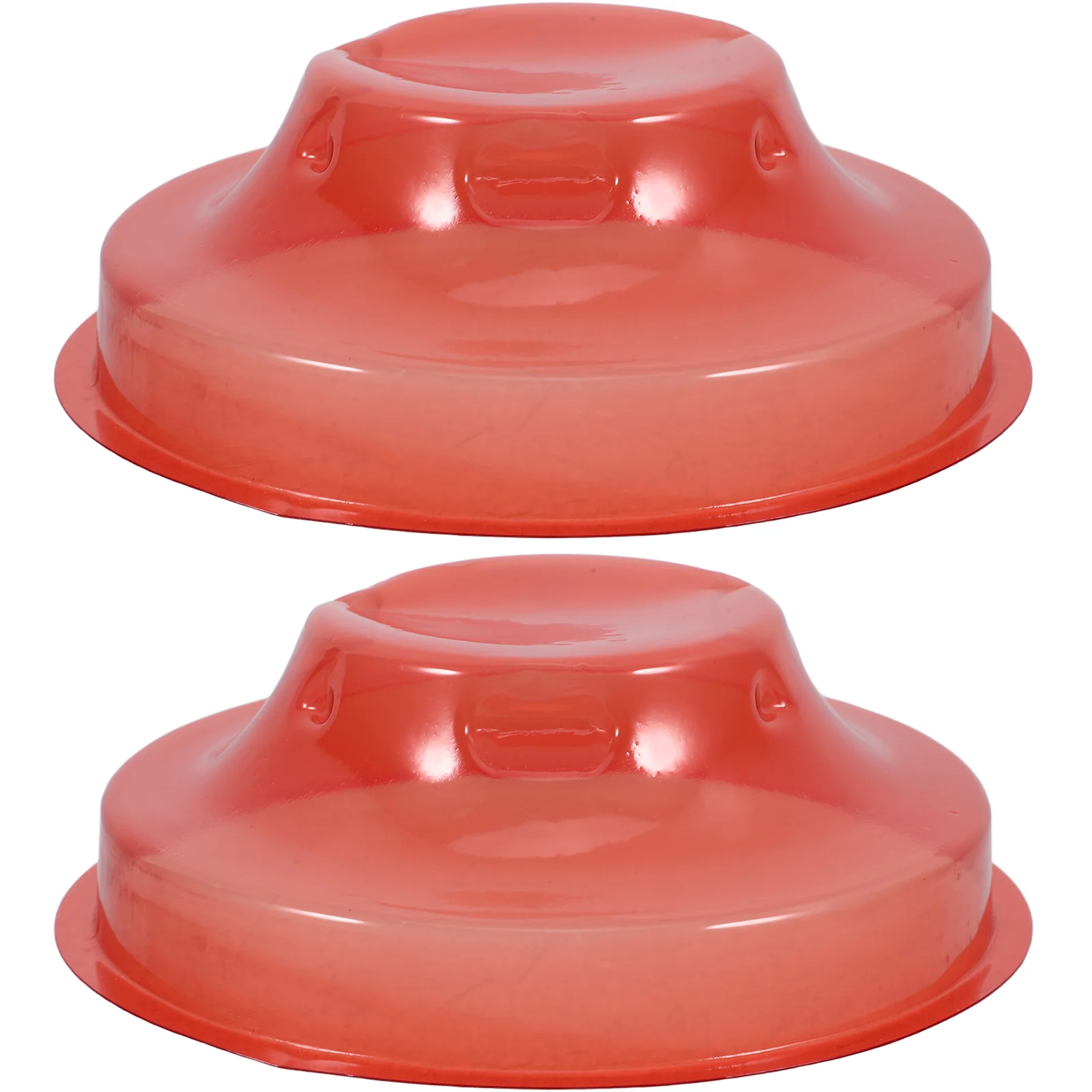 2 Pcs Dust Cover Smoke Decorative for Cooking Protection Guard Abs Cap Smoking