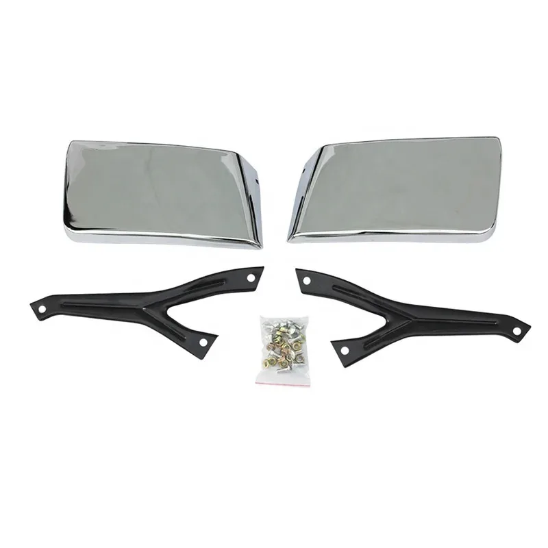 

Cutting Style Chrome Rear Bumper Assembly W/ Exhaust Holes W/O Sensor for 2009-2018 RAM 1500