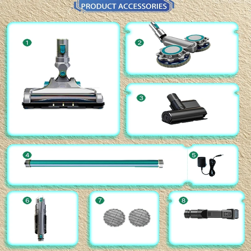 ATO 21Kpa Powerful Brushless Electric Sweeper Cordless Home Car Remove Mites Dust Cleaner For Makita 18V Battery