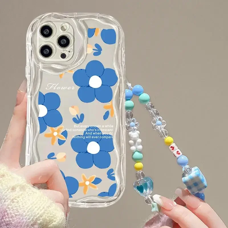 Love Heart Pearl Chain Phone Case For OPPO Realme C65 C67 C55 C35 C21Y C25Y C31 C33 C20 C11 C21 C15 C25 C30 10 11 12 Pro Plus image 4