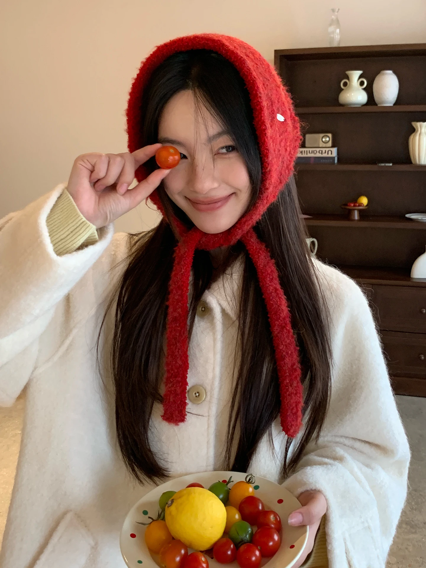 korean-style-soft-plush-ear-warmer-band-knitted-bandanna-women's-autumn-winter-new-style-cycling-double-sided-windproof-cold