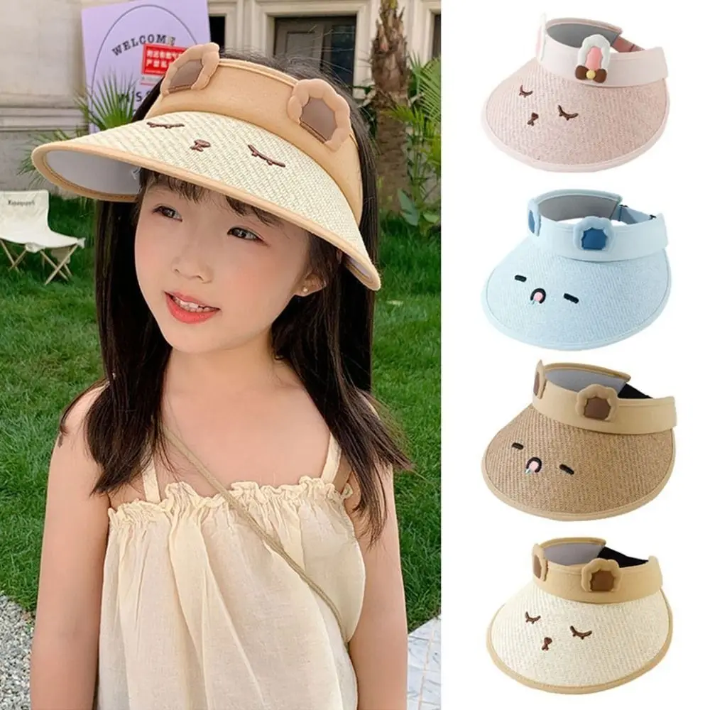 

Симпатичные солнцезащитные шляпы с большими полями, защита от ультрафиолета, регулируемая солнцезащитная кепка, солнцезащитный козырек, шляпа на открытом воздухе