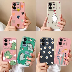 For Xiaomi Redmi Note 13 Pro Plus 4G 5G Phone Case Cute Heart Gesture Smooth Liquid Back Cover For Redmi Note13Pro+ 13Pro+ Funda