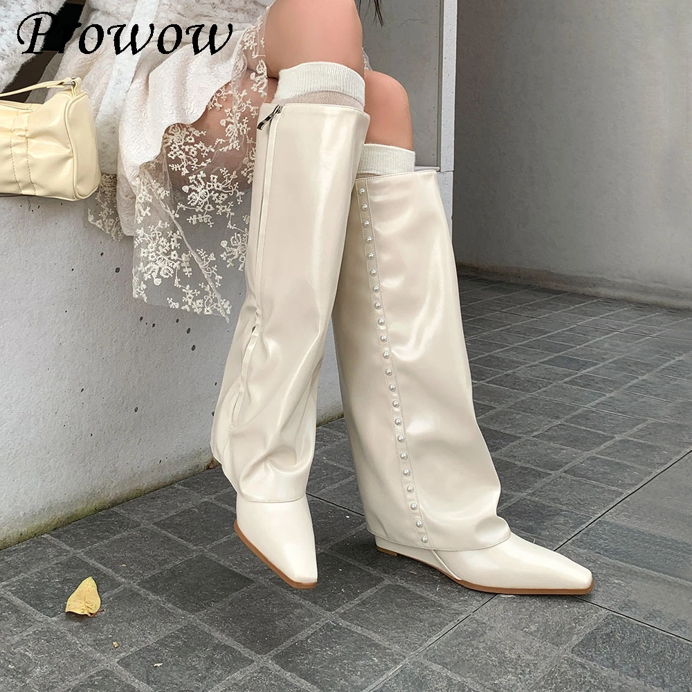 

Новые сапоги до колена на высоком каблуке с квадратной головкой и боковой молнией на высоком каблуке, женская обувь Zapatos Mujer