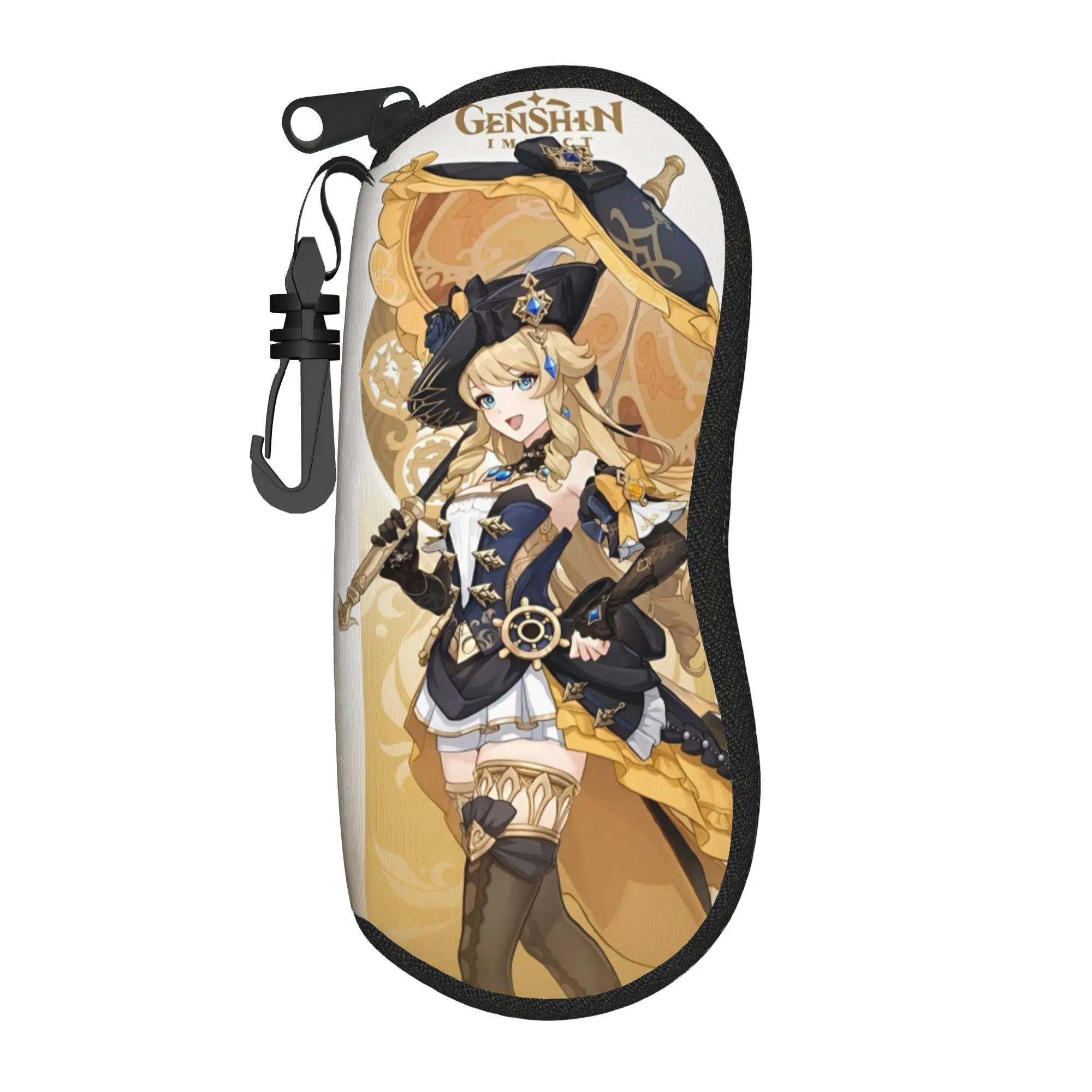 Lovely genshin impact game Glasses Case Convenient Accessories  Sunglasses Storage Box Cartoon Eyeglasses Box