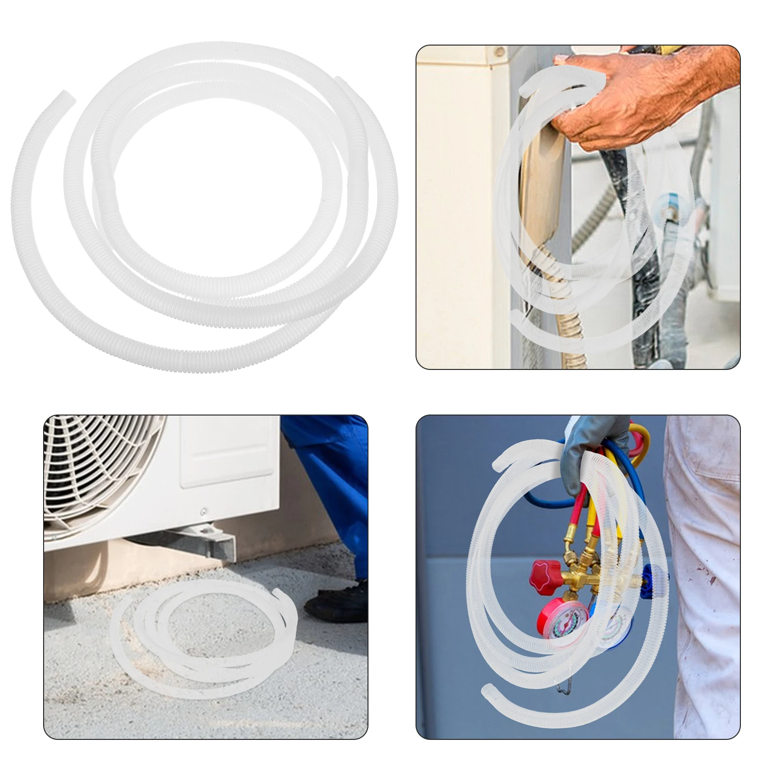 

Универсальный сменный сливной шланг для кондиционера, выпускная труба для воды, пластиковая простая установка, прочная герметичная дренажная труба для воды