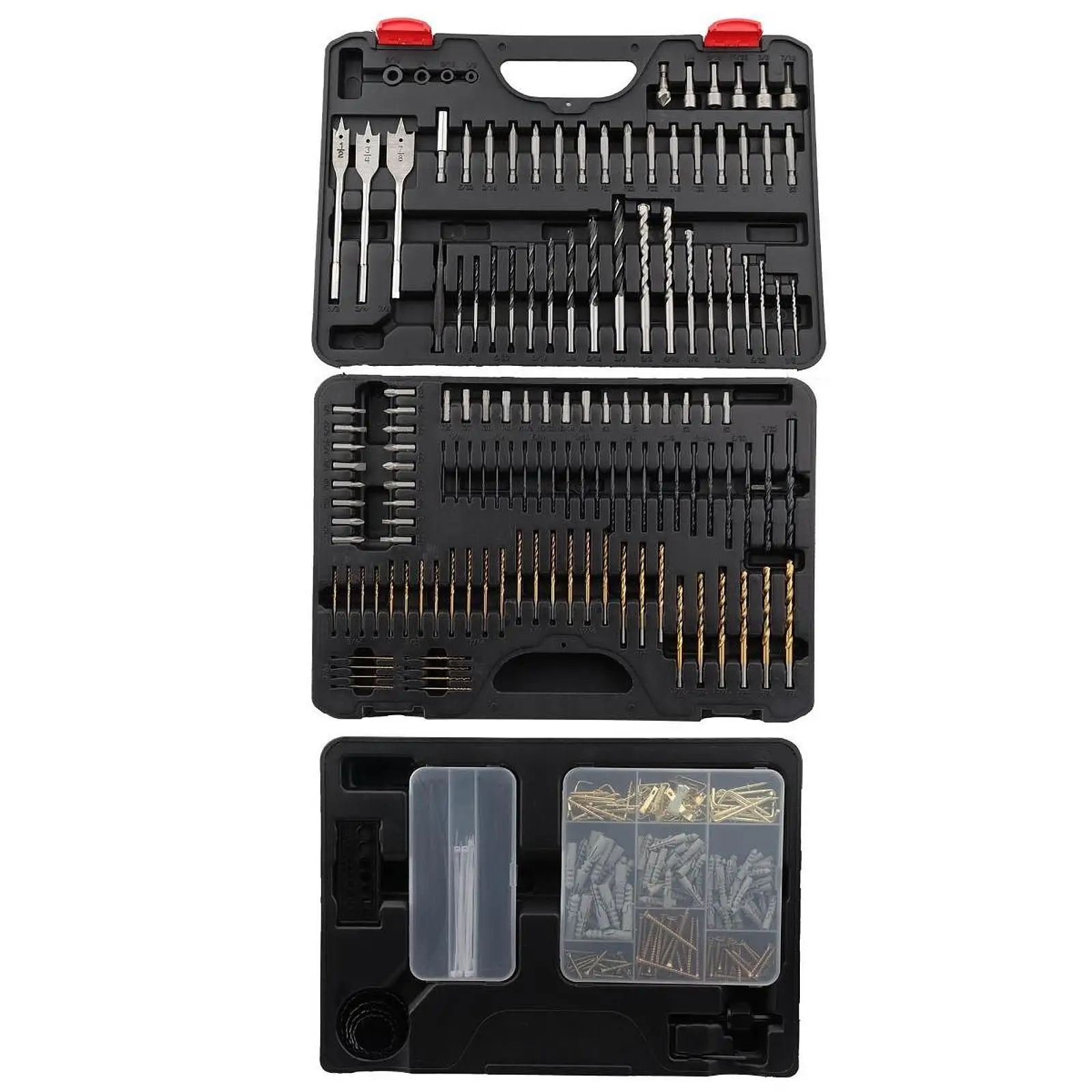 398x Drill Screwdriver Set Drill and Drive Accessory Kit Sturdy Screwdriver Bit Set for Furniture Repair Home Maintenance
