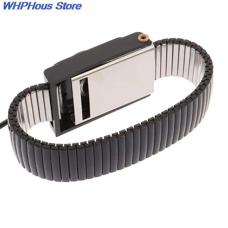 1PC Anti Static Work Wrist Strap ESD Adjustable Discharge Belt Ground Stainless Steel Metal Bracelet Repair Work Tools