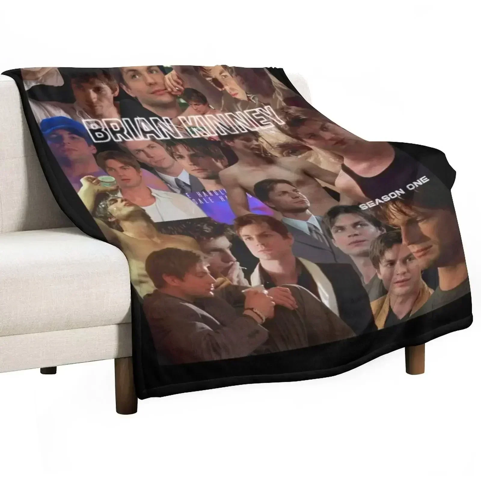 Brian Kinney: Season one Throw Blanket for sofa Vintage funny gift Quilt Shaggy Blankets