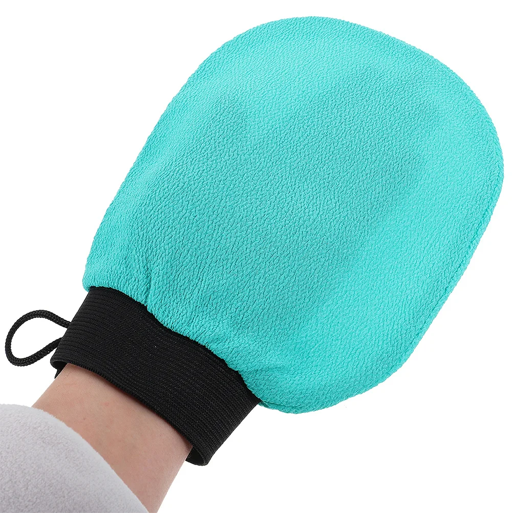 

4Pcs Exfoliating Shower Bath Gloves Rayon Skin Scrubber Non-Scratch Body Exfoliator Mitts Spa Scrub Massaging Gloves for Shower