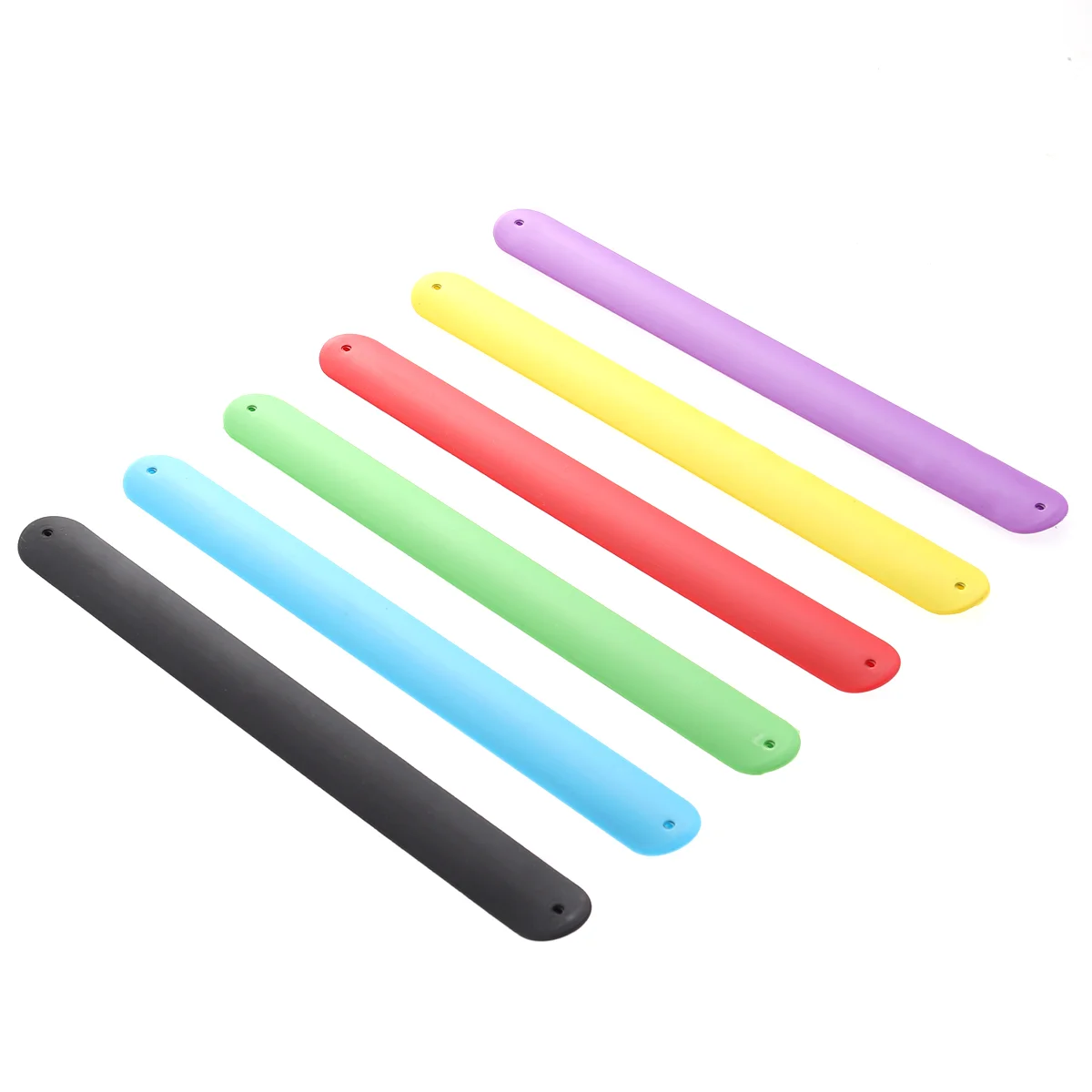 12 Pcs Slap Bracelets for Kid Kids Earrings Silicone Rainbow Child Birthday Party Favors