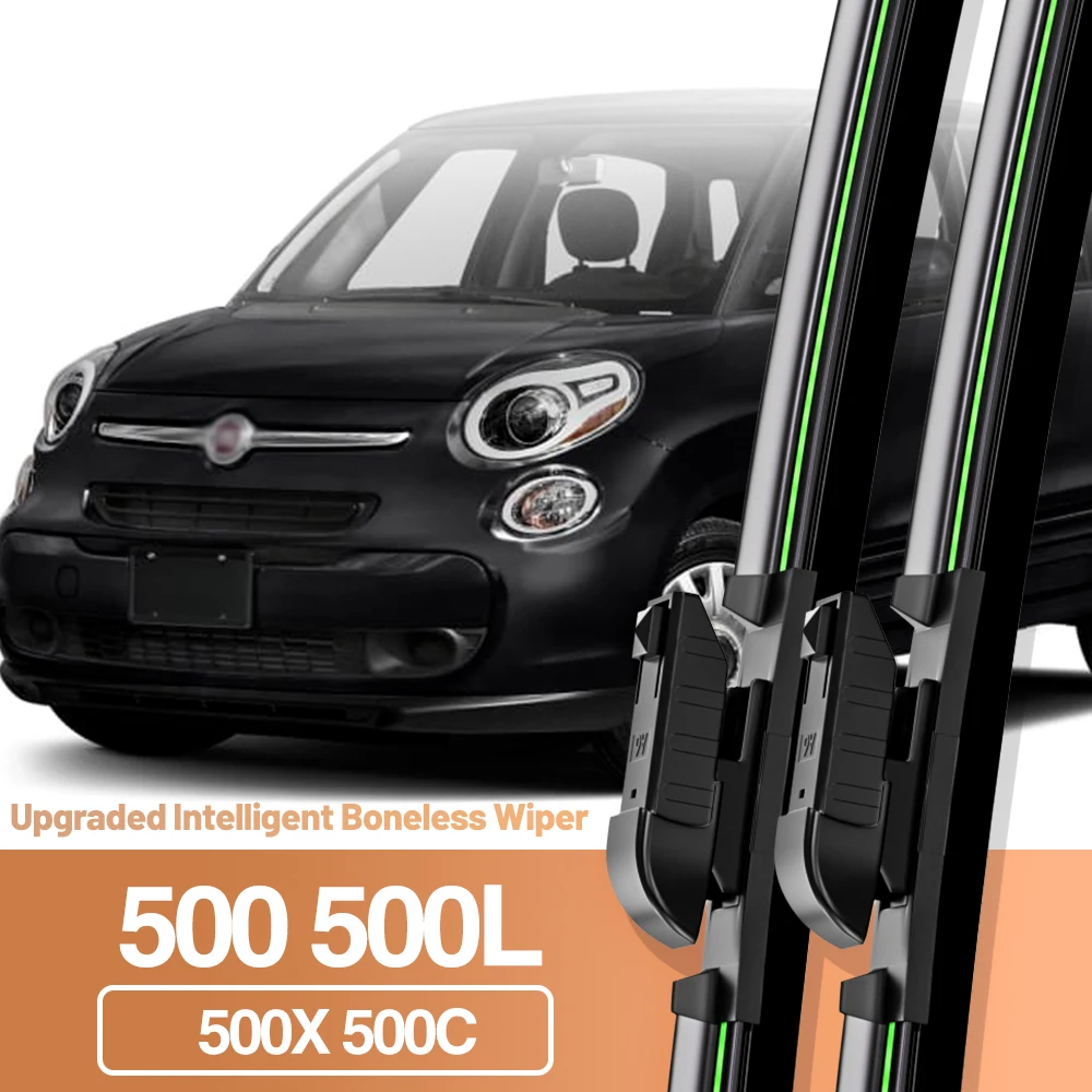 

2pcs For Fiat 500 2007-2017 500L 2012-2022 500X 2014-2023 500C Front Windshield Wiper Blades Accessories Windscreen Window