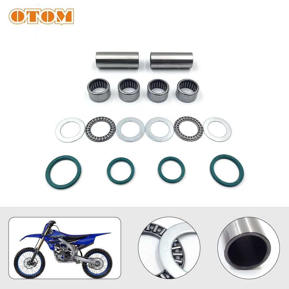

OTOM Swing ARM Maintenance Kits For YAMAHA YZF WRF 250 450 06-13 Thrust Needle Bearing Oil Seal Bushing Motorcycle Accessories