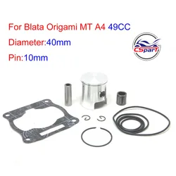 37mm 10mm 39CC B1 Blata Replica MTA4 Piston Ring Kit Pocket Bike Air Water Cooled Racing Bikes Parts