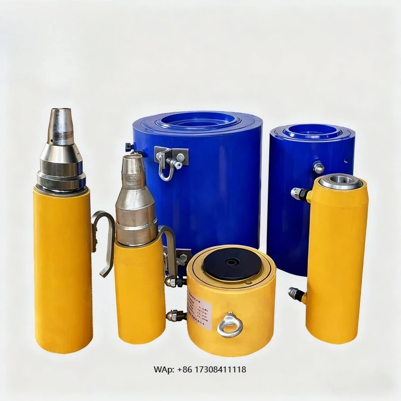 

Stainless Steel Hydraulic Jack for Bridges Concrete Pretension Post-Tension Anchor Cable Pulling Lifting Tools Over 50T Capacity