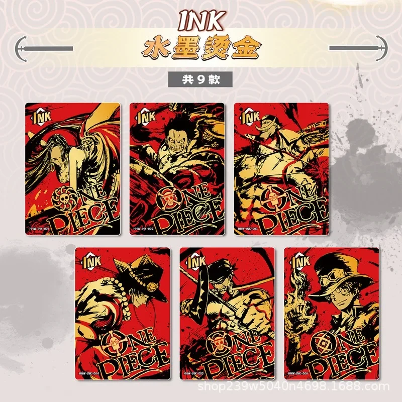 2024 Paket Booster Kotak Kartu Koleksi One Piece Anime Luffy Zoro Nami Chopper TCG Kartu Permainan Bermain Game