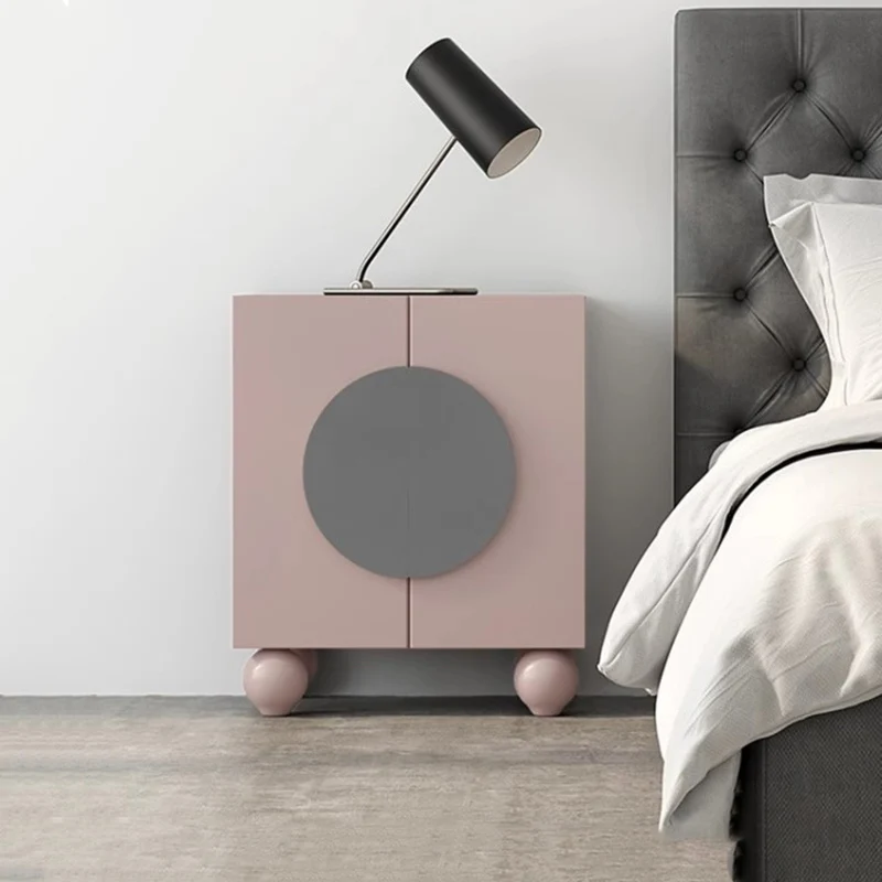 

Modern Classic Nightstand Minimalist Storage Trendy Beauty Nightstand Premium Design Mesa De Cabeceira Bedroom Furniture