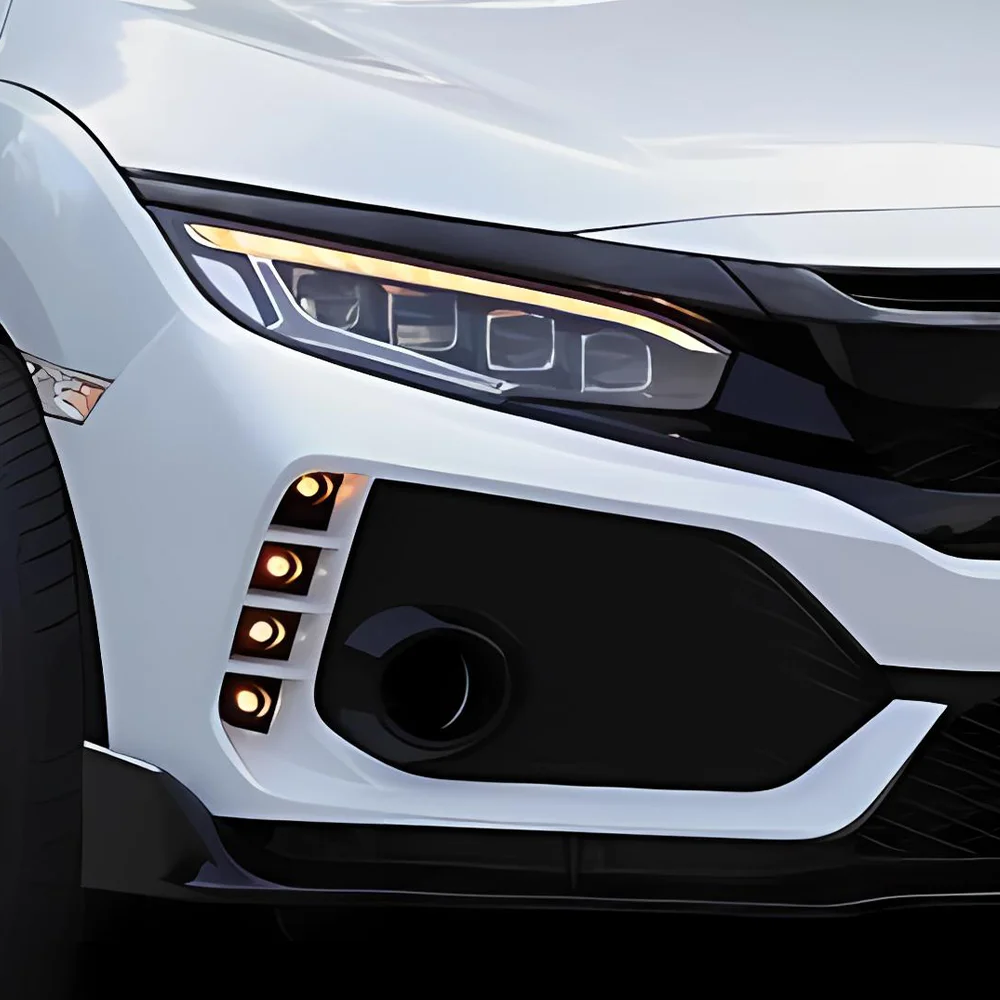 

Car Front Lights For Honda Civic X 10Th Fc 2016-2021 LED Auto Headlights Assembly Upgrade Projector Four Lens Accessories