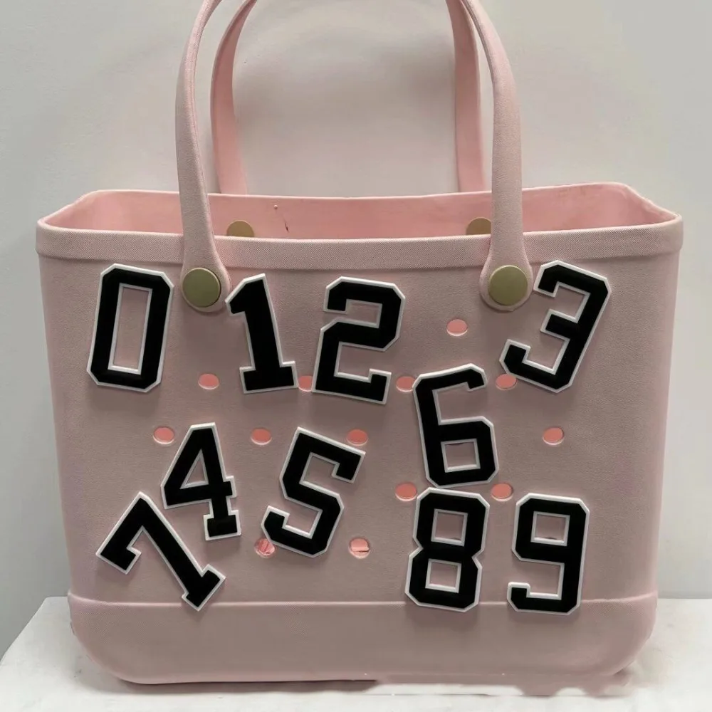 PVC Rubber Bag Charms for Bogg Bag Detachable for Rubber Beach Bag with Holes Inserts Charms Decorations Beach Bag Accessories