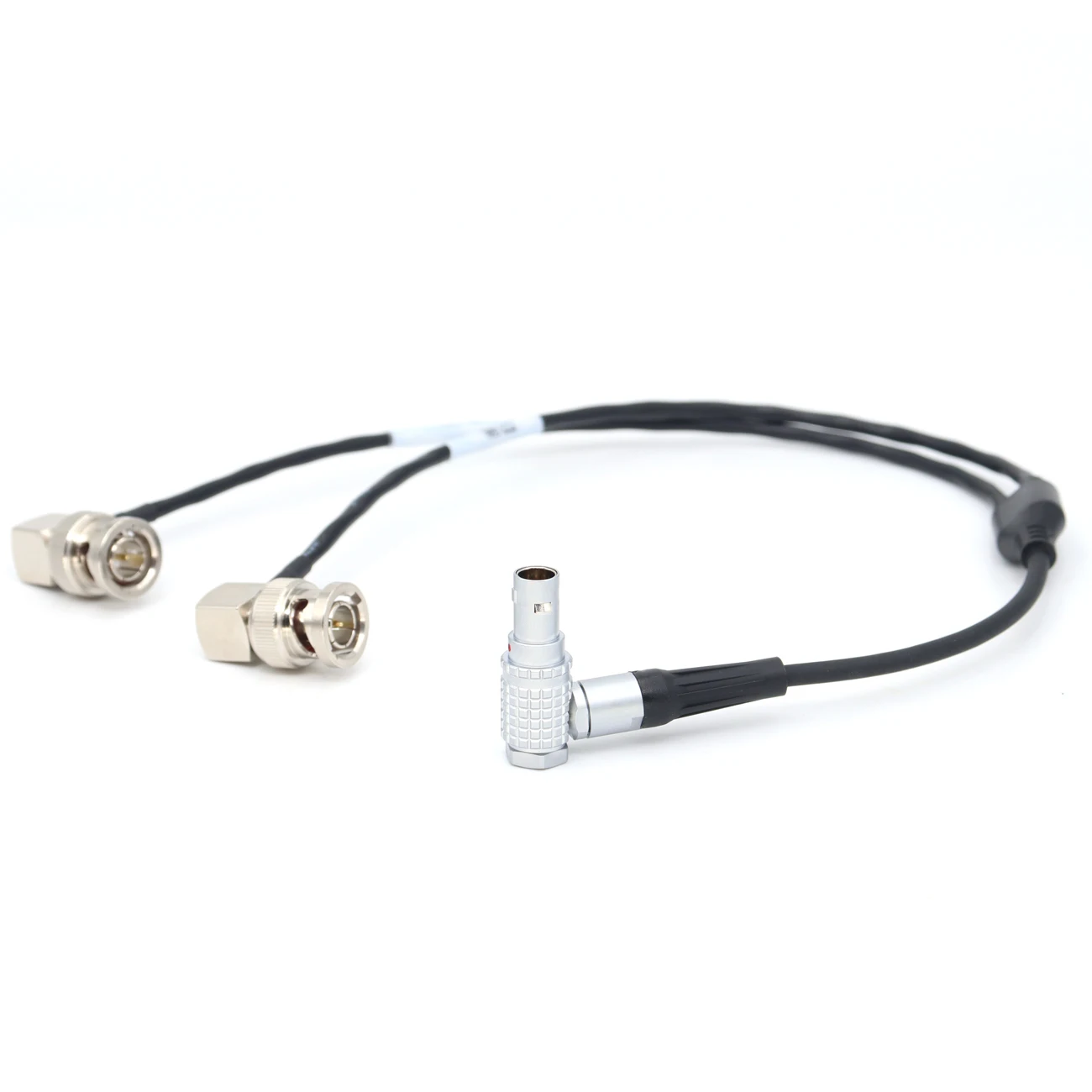 

0B 5pin right-angle dual BNC TIME CODE input and output cable for Sound Devices XL-LB2