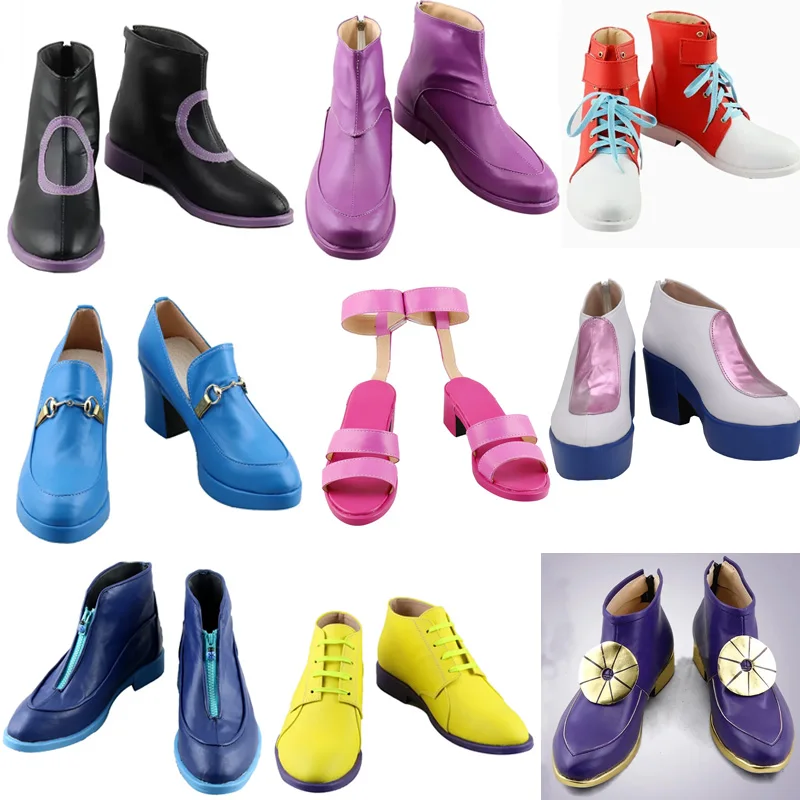 New Narancia Melone Ghiaccio Kishibe Rohan Anasui Boots Kujo Jotaro Cosplay Funny Valentine Leone Abbacchio  Shoes custom made