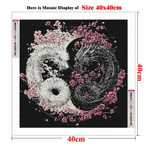 10 best sales Diamantmålning med vit tiger - №6