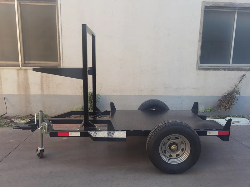 China Manufacturer Dump Trailer Agricultural Mini Power Tiller Trailer