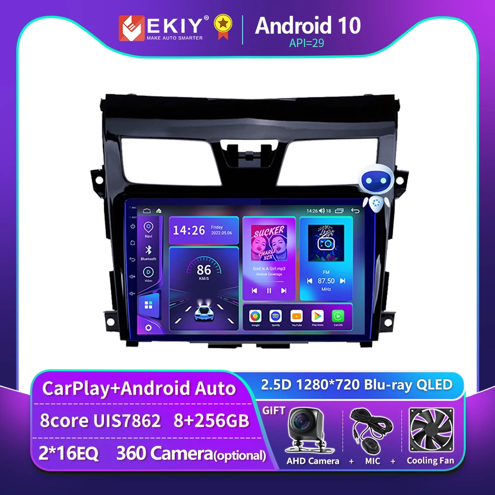 EKIY T900 For Nissan Teana J33 2013 2014 2015 Android Radio Car Multimedia Video Player Wireless Carplay Navigation GPS Stereo