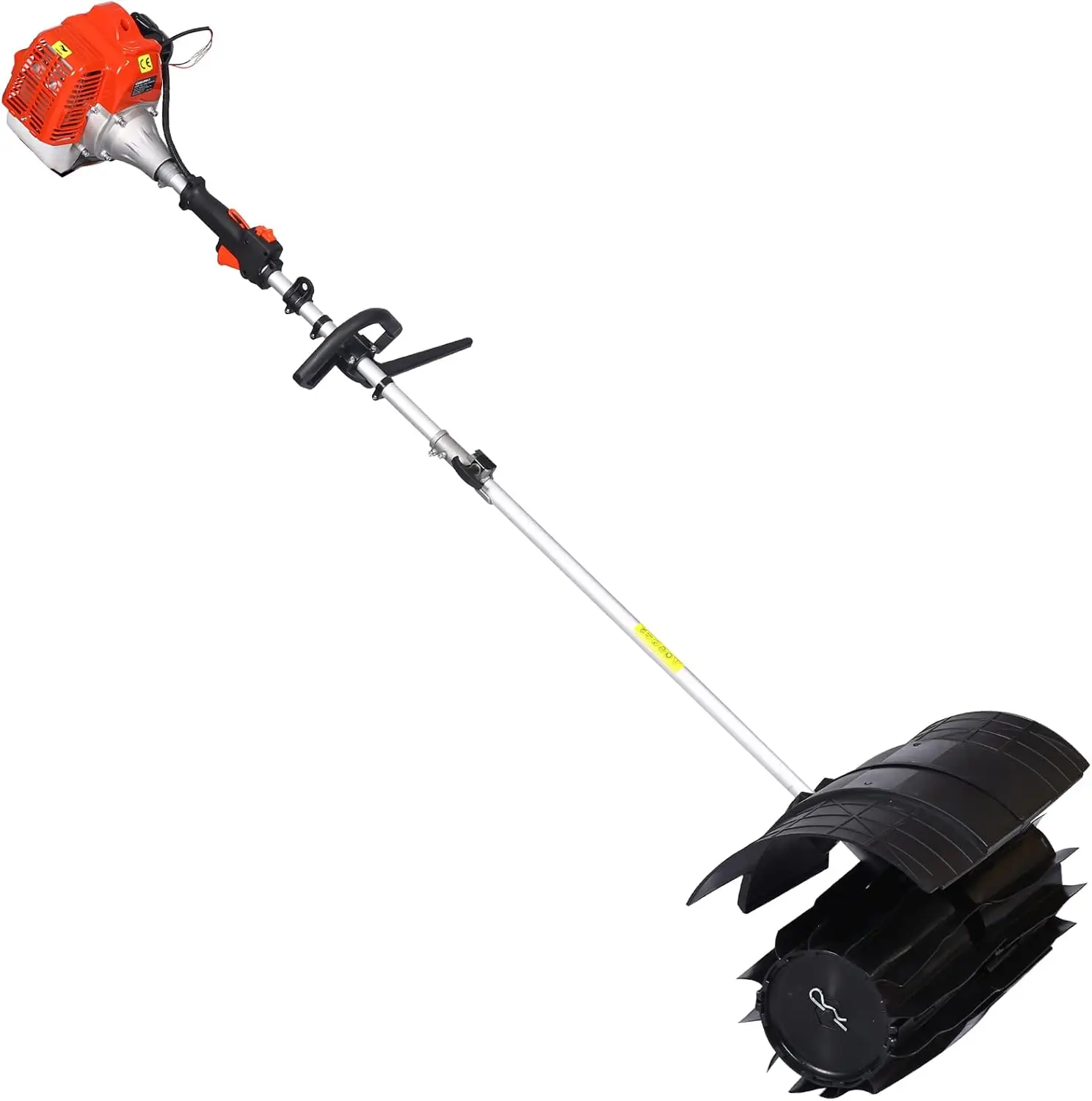 52Cc 2-Stroke Gas Powered Handheld Snow Sweeper With Broom Brush,Outdoor Snow Blowers,1700W Performance Sweeping Cleaner Fit