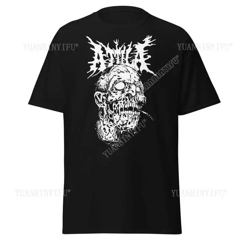 Attila T-Shirt Deathcore Band Tee Extreme Metal Clothing for Hardcore Fans Fashion Tees Short Sleeve